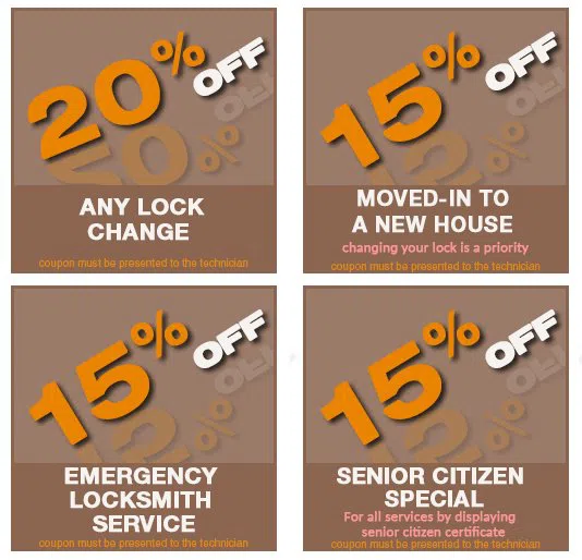 Lake Cherokee FL Locksmith Store, Lake Cherokee, FL 407-406-5944 - coupon19-set-four